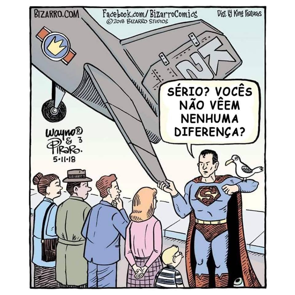 Pássaro? Avião? Não! Superman