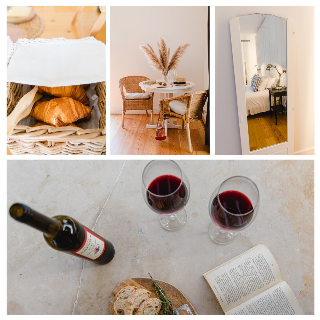 What best way to be confined if not on a place with wine and breakfast. Discover #cambeirosguesthouse in #aldeiagavinha #alenquer and #visitportugal with #uniquestays for a true #lifeatease #smallisbeuatifulsmallissafer