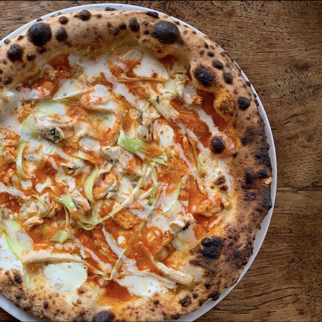 Ever tried our 🔥 Buffalo Chicken Pizza? It’s your chance to this week! Catch us at Dewey Square today from 11-2 🍕🍕