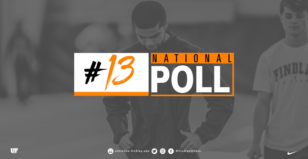 The Oilers men's indoor track and field team has climbed to 13th in the latest national poll!