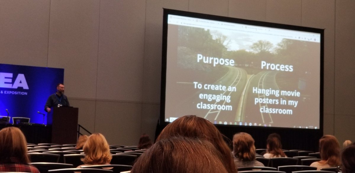 Starting the day @TCEA2020 with <a href="/ericcurts/">Eric Curts</a> looking at the purpose in  our process!