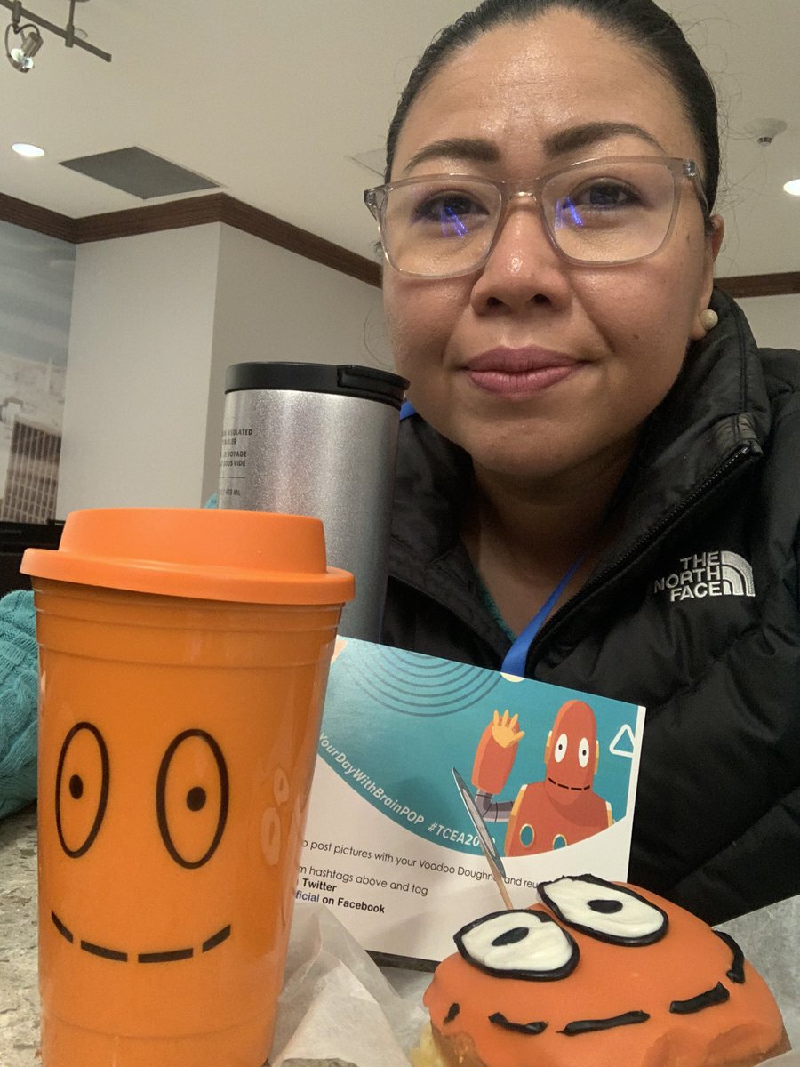 sharodickerson's tweet image. #StartYourDayWithBrainPOP #TCEA2020 @brainpop Starting my morning with Mobi!! 🍩☕️💕🥰