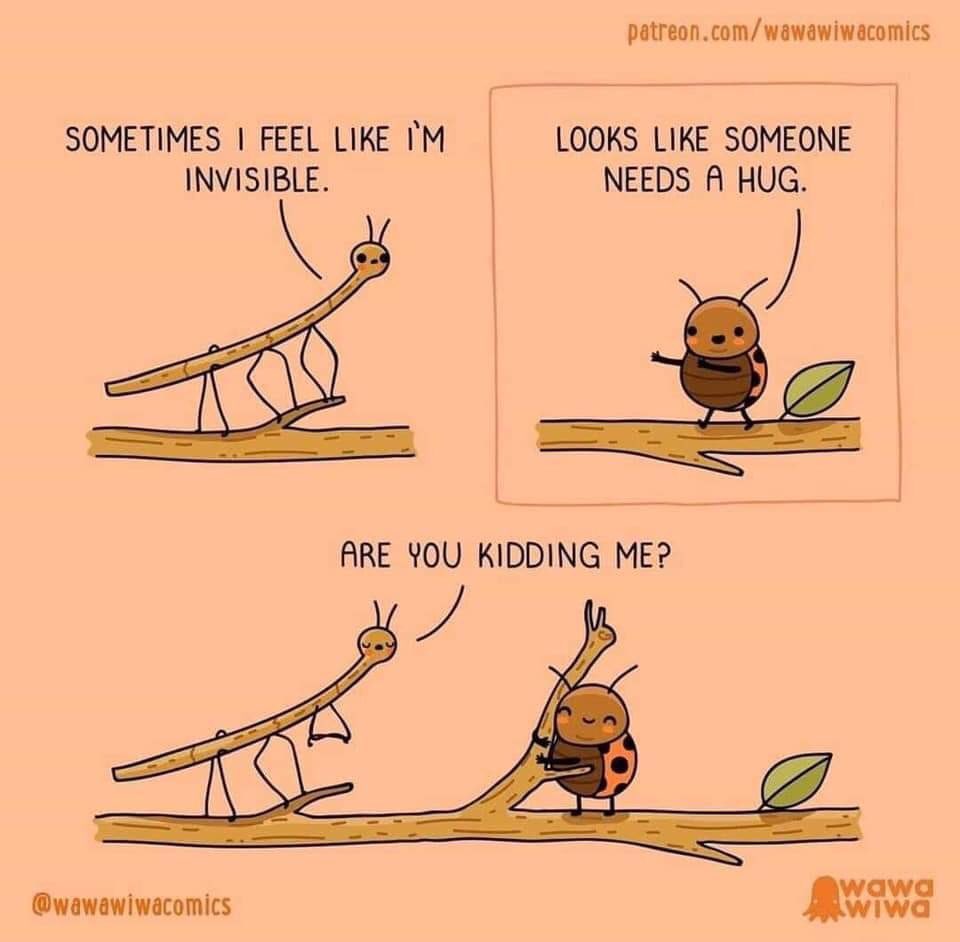 Happy Wednesday! #humpday You’re not invisible