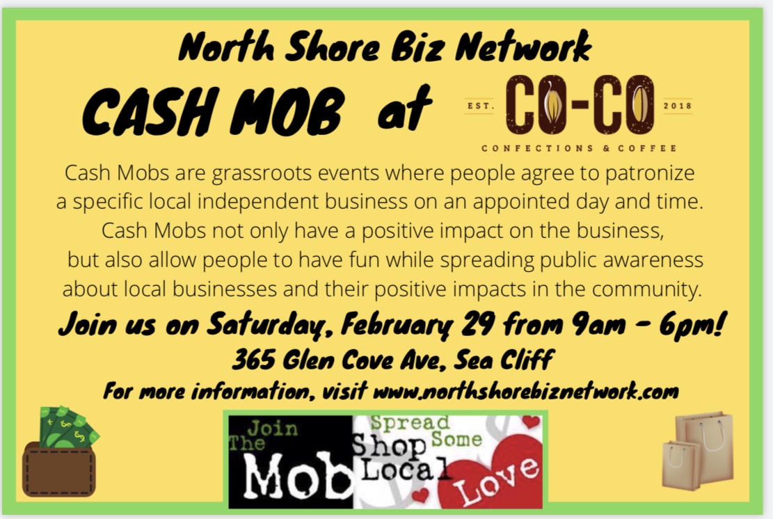 #CashMob #SeaCliffNY