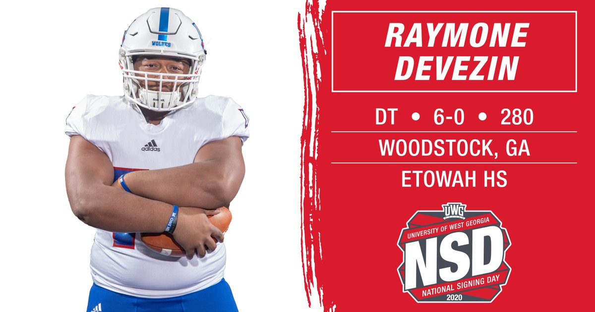 UWGAthletics's tweet photo. Etowah➡️West Georgia 📝

Welcome West, Raymone Devezin!

#WeRunTogether #NSD20 https://t.co/0DjxNDH2Ig