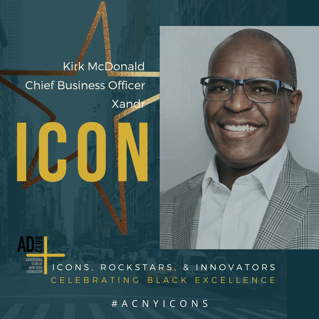 The ACNY Foundation is proudly recognizes Kirk McDonald in “Icons, Rockstars, &amp; Innovators”. Kirk’s perseverance and focus set him apart from the pack and into the C-Suite.❤️Learn how he followed his personal mission to success bit.ly/2UlkZkN #ACNYICONS #ACNYExcellence