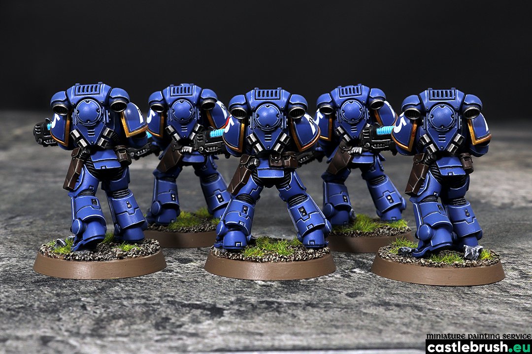 castle_brush's tweet photo. Primaris Hellblaster squad, ready to destroy some pesky vehicles or burn
out themselves!
#ultramarines #hellblaster #plasma #darkimperium #paintingwarhammer #warhammer #warhammer40k
#wh40k #commission #primarisspacemarines #spacemarines #gamesworkshop
#miniatures #tabletop https://t.co/RCm8gYeNsV