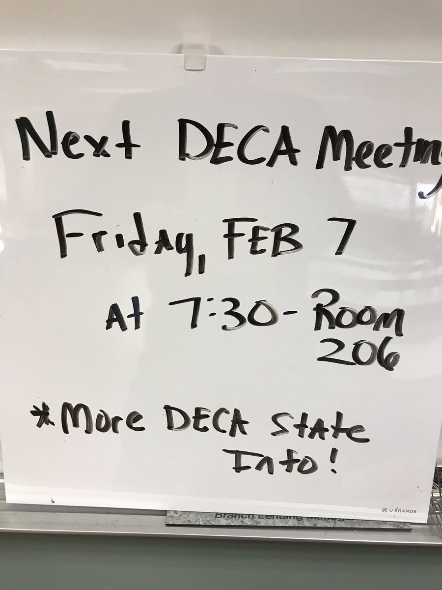 DecaAustin's tweet image. AHS DECA Meeting