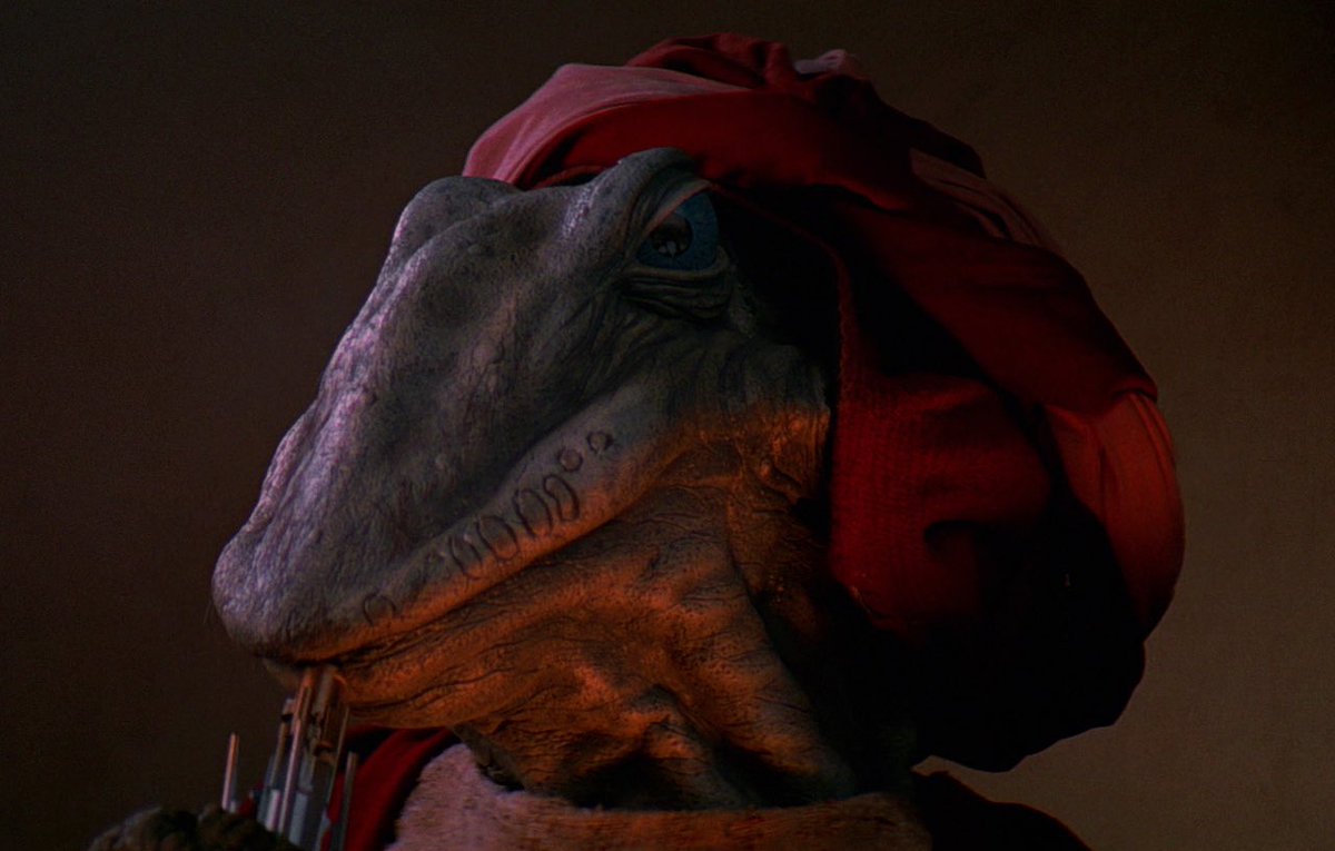 if youll indulge me, Guys from the mos eisley cantinacgi lizard guythis guy stands out cause hes clearly partially CGI and was added in the special edition. he actually replaces wolf man (previously featured guy)