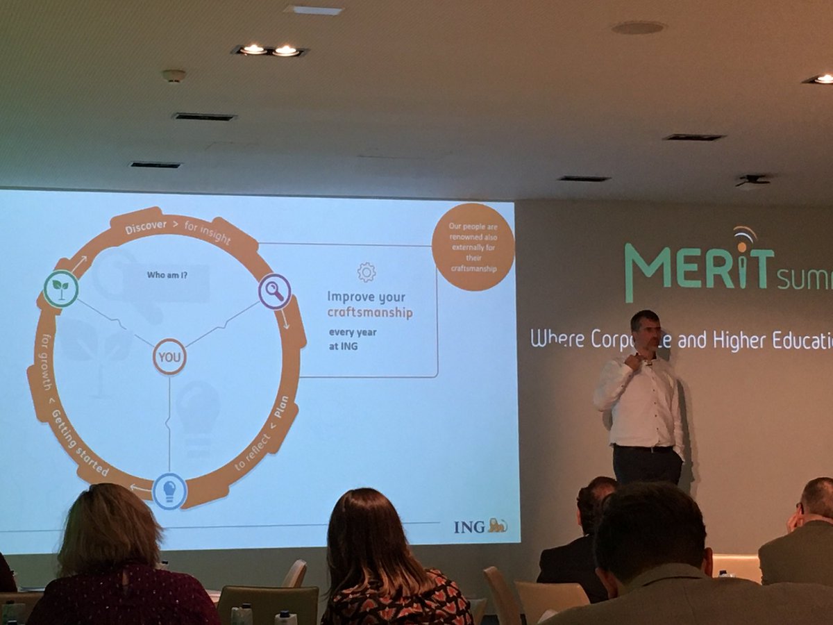 MERITsummit's tweet photo. More than 2 years ago, #ING decided to change its organizational structure based on agile principles. As a consequence all #HR processes needed to be rethought. @cvandeneede is telling us how that’s happened.
#meritsummit #conference #hr #leadership https://t.co/jvnqwHLWBK