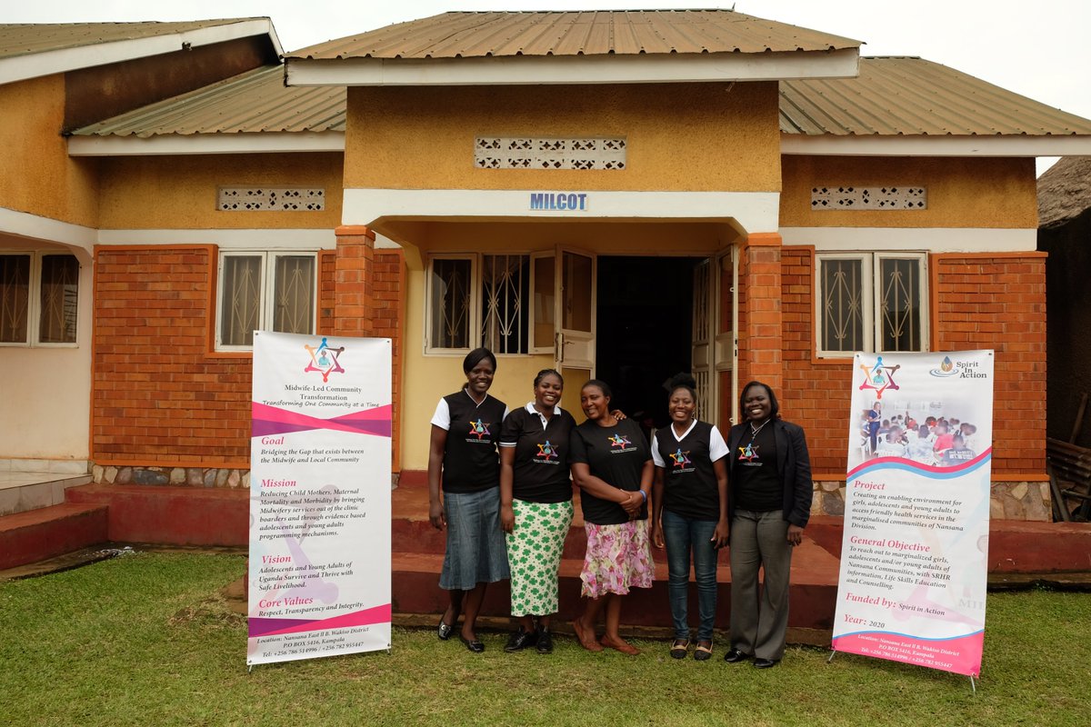 NursingNow2020's tweet photo. Today, the #NightingaleChallenge team visited #MILCOT, an organisation in #Uganda which is implementing a #NightingaleChallenge programme to develop skills of #midwives to work with teenage mothers & adolescents in the community https://t.co/cPvkkj9yyR #Nurses2020 #Midwives2020 https://t.co/I3neiGFThR