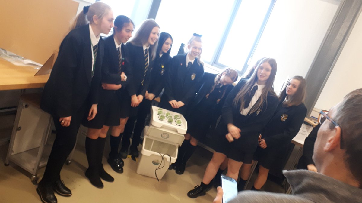 CaldiesFFC's tweet photo. And so it begins... Team @CaldiesSchool 2020. Thanks for a great day @Greens_For_Good #LaunchDay #Aquaponics #FutureFoodChallenge #ChangeTheWorld #FutureLeaders https://t.co/bWugqjwQgG