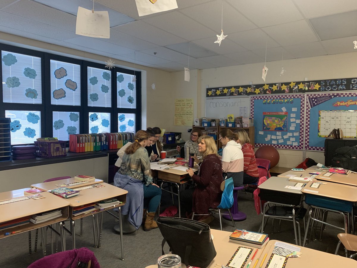 PSRPs working together across buildings to discuss sensory patterns and come up with strategies to support students! #ignited205