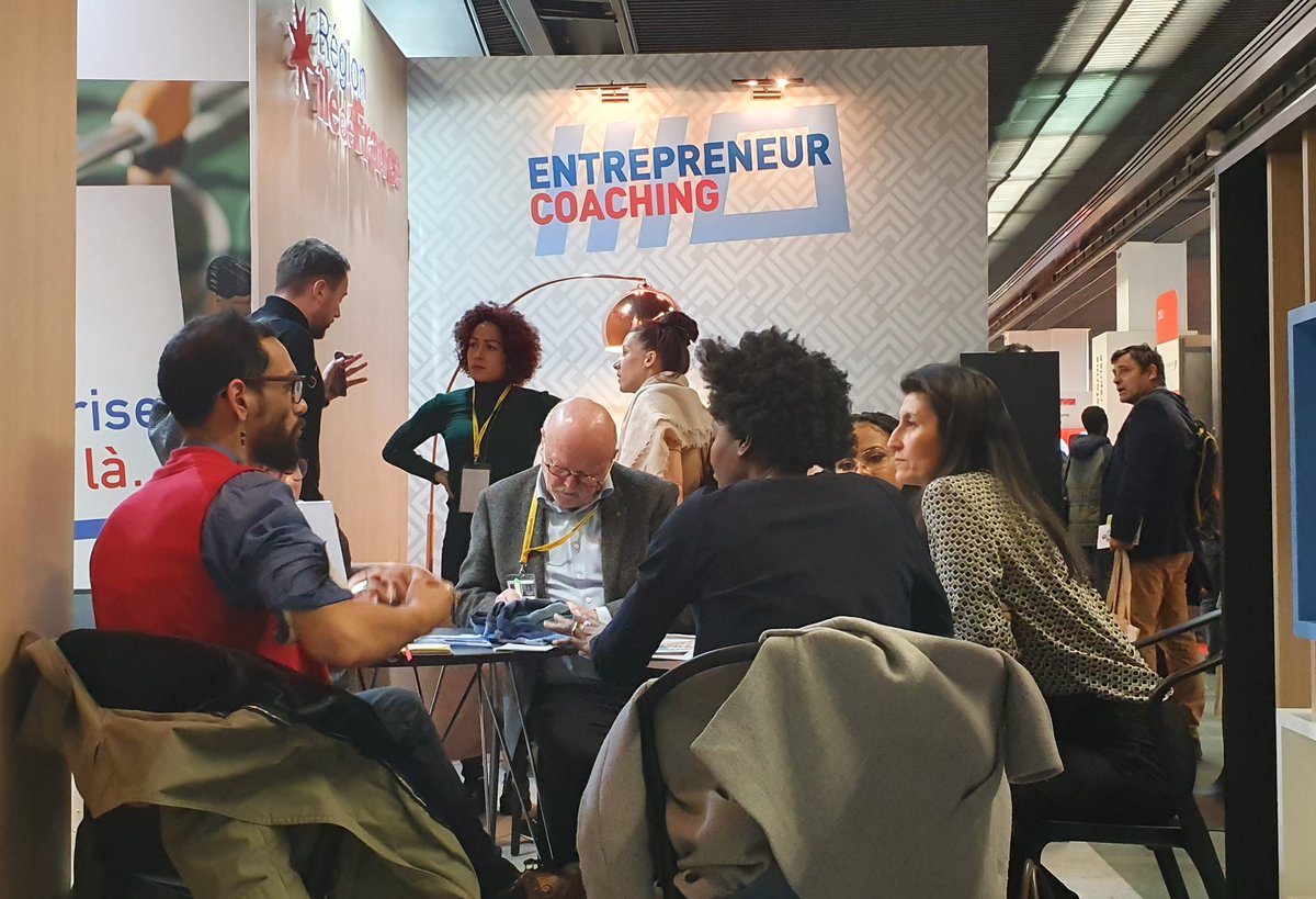 #SDE2020 📌 RDV sur le stand de la Région, à l’espace « Entrepreneur Coaching » ➡️ des conseils pour les jeunes créateurs d'entreprise franciliens (par groupes de 6) avec des entrepreneurs de renommée nationale et régionale, ayant bénéficié d’une aide de la Région 💡 #DirectIDF