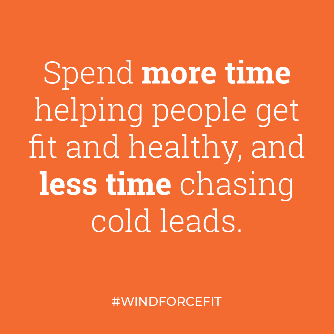 WindForceFIT's tweet photo. Running after cold leads doesn't strengthen your business! 🏃🏻‍♂️ Turn it around. #fitnessmarketing #leads #digitalmarketing #biztip https://t.co/eETAHRBhlW