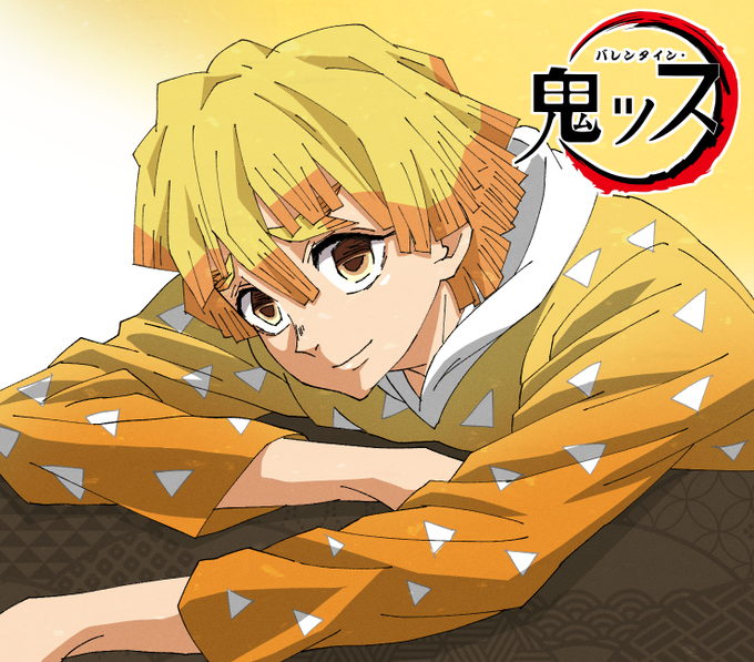 きのこさんがTwitterに投稿した我妻善逸(鬼滅の刃)のイラスト。
