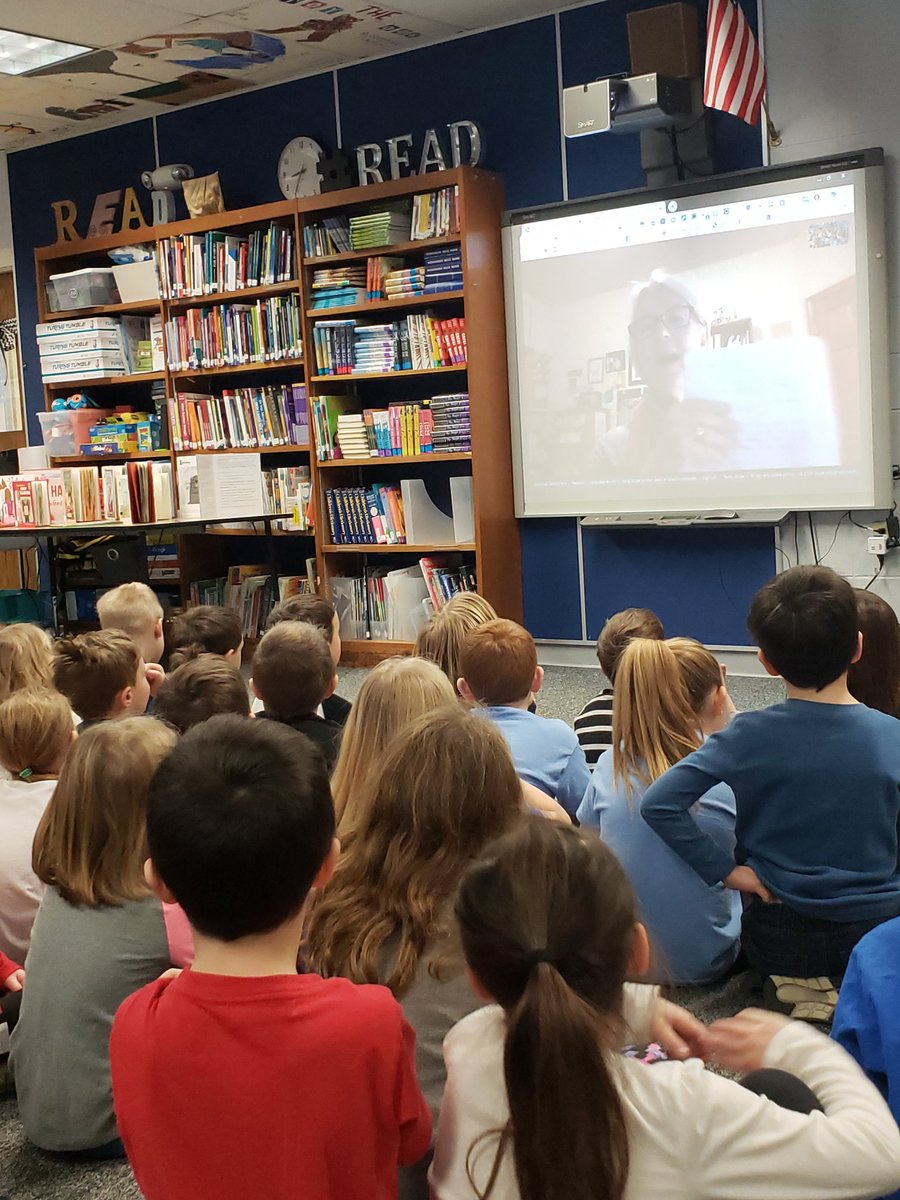 Mic_Uppena's tweet photo. MPES students kicked off #WorldReadAloudDay with @ErinDealey ! So much fun! #connectingwithauthors #pointerlibrary #PointerNation https://t.co/ff7cUHNryb