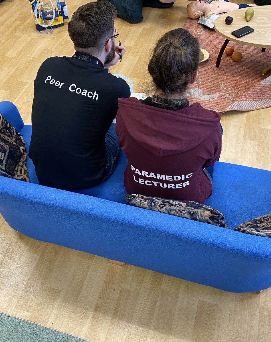 Working with one of our Peer coaches today on ‘delivering feedback’. #peercoaching #supportingstudents #futureready