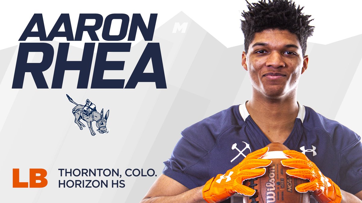 ⚒️SIGNED⚒️

Staying in the LB room to bring in <a href="/aaro_rhea/">Aaron Rhea</a> from <a href="/HHSHawkNation/">Horizon High School</a>! 

👥 minesathletics.com/sports/footbal…

#HelluvaEngineer⚒️