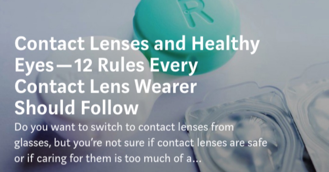 OpticalElements's tweet image. Do you want to switch to contact lenses from glasses, but you’re not sure if they&apos;re safe or if caring for them is too much of a hassle? Or do you wear contacts already and want to brush up on eye care tips? 😅 Read more on the #OpticalElements blog! 🖋️medium.com/opticalelement…
