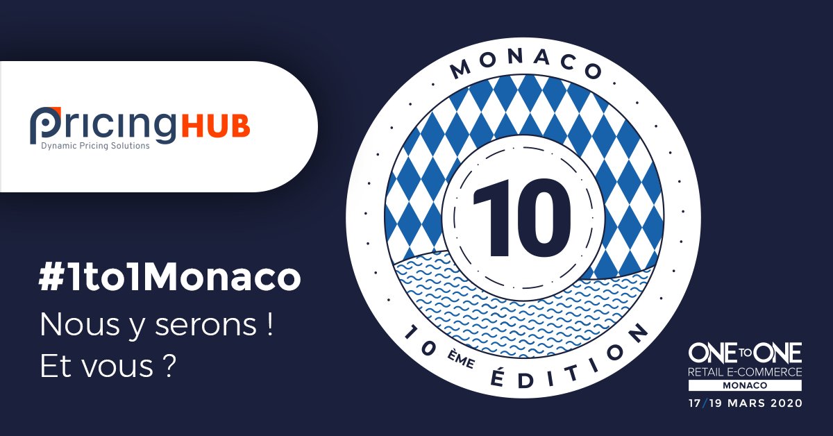 PricingHUB was selected amongst 16 start-up to to expose at the #121Monaco !
Pricing is a strategic topic so come and meet us at the Start-up Village.

Book a meeting with Jerome Laurent : lnkd.in/gCKAUDG
Book a meeting with Henri de Chalain: lnkd.in/gdqk4NW
