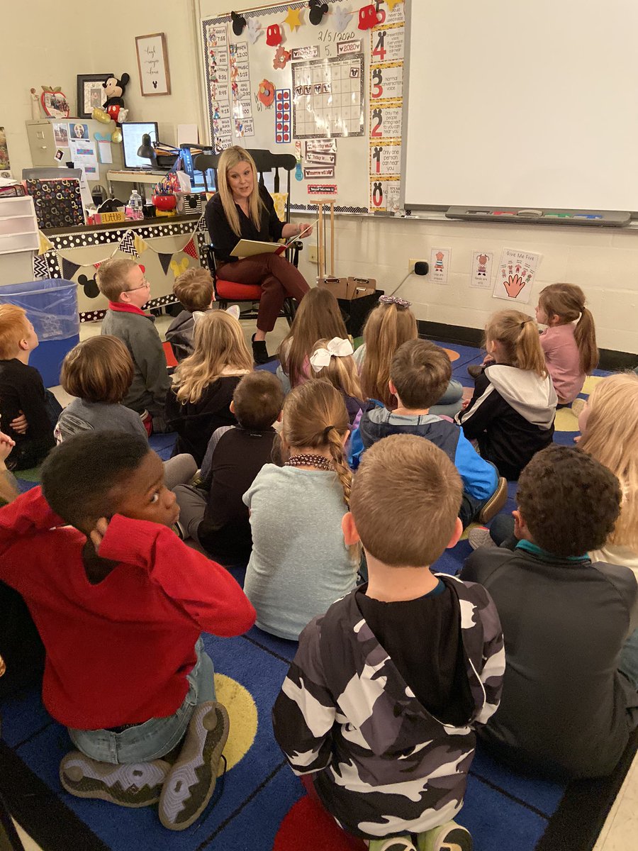 Thank you Celena Arrington for reading to our class today for World Read Aloud Day! Reading aloud is such an important thing for children to have! We are a tribe of readers! <a href="/FloydCoSchools/">Floyd County Schools</a> #atribeofreaders #floydcoschools #WorldReadAloudDay