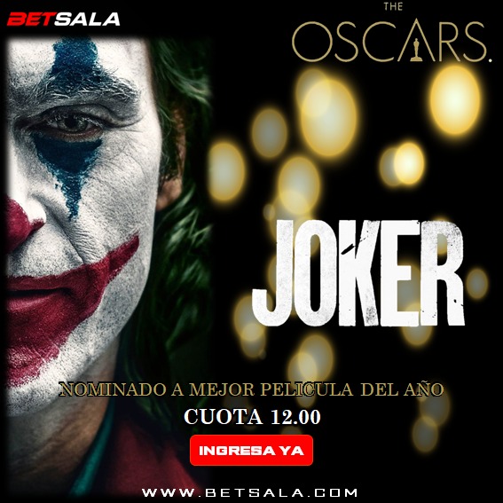 betsalaoficial's tweet photo. Nominaciones al #premiososcar como mejor película 👏 ¿Cual es tu favorita? 🔥
.
.
Acierta tus predicciones en las categorias de los premios #oscars ‼ con las mejores cuotas del mercado en #Betsala 😉‼
.
.
#JuegaenBetsala #mejorpelicula #parasite #Thejoker #1917movie #apuestas https://t.co/NwciphPOCV