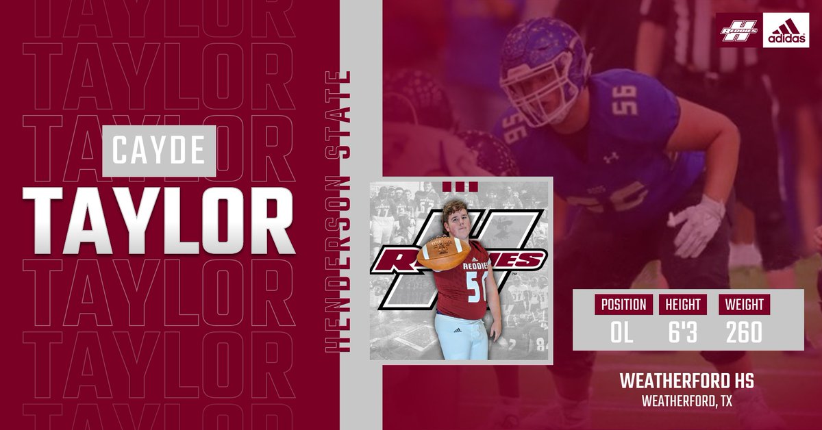 Cayde Taylor is a REDDIE! ✍️ ✔️

Welcome to HSU, <a href="/caydetaylor/">cayde taylor</a>! 

🎥hudl.com/video/3/975303…

#NSD20 /// #CodeRed 🚨