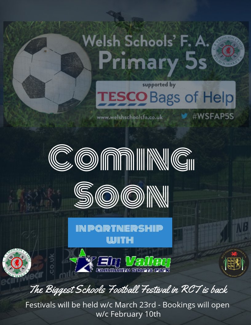 RCTSFA's tweet photo. Further information will be sent to all Primary Schools in RCT this weekend 

#teamrct https://t.co/hNDkHqP6cK
