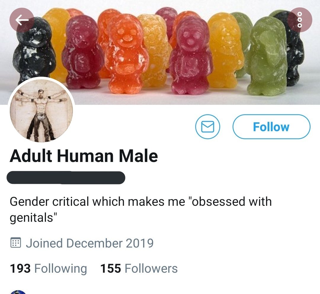 Gender critical which makes me obsessed with genitals