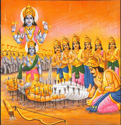 Today is the auspicious day of #BheeshmaEkadasi & also known to be the birthday of our famous 'Shri Vishnu Sahasra Naama Sthotram', that is chanted or listened by millions of Hindus across the world almost everyday & is believed to be a Sthotram that blesses you with Moksha...🙏