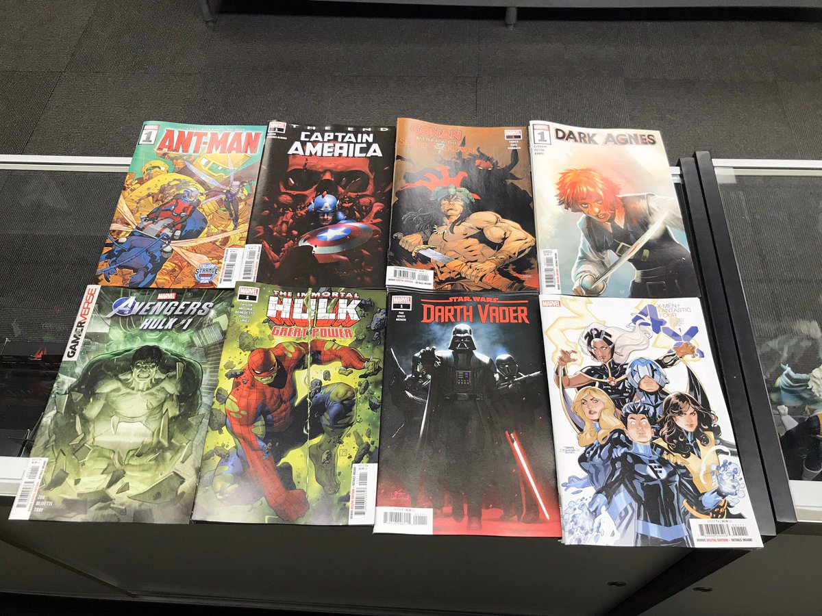 InnerGeekComics's tweet photo. Lots of great new and ongoing comics out today on New Comic Book Day! Come see us 11am-7pm!
#NCBD #comics #lcs #MarvelComics #dccomics #imagecomics https://t.co/LCRFuCBAVt