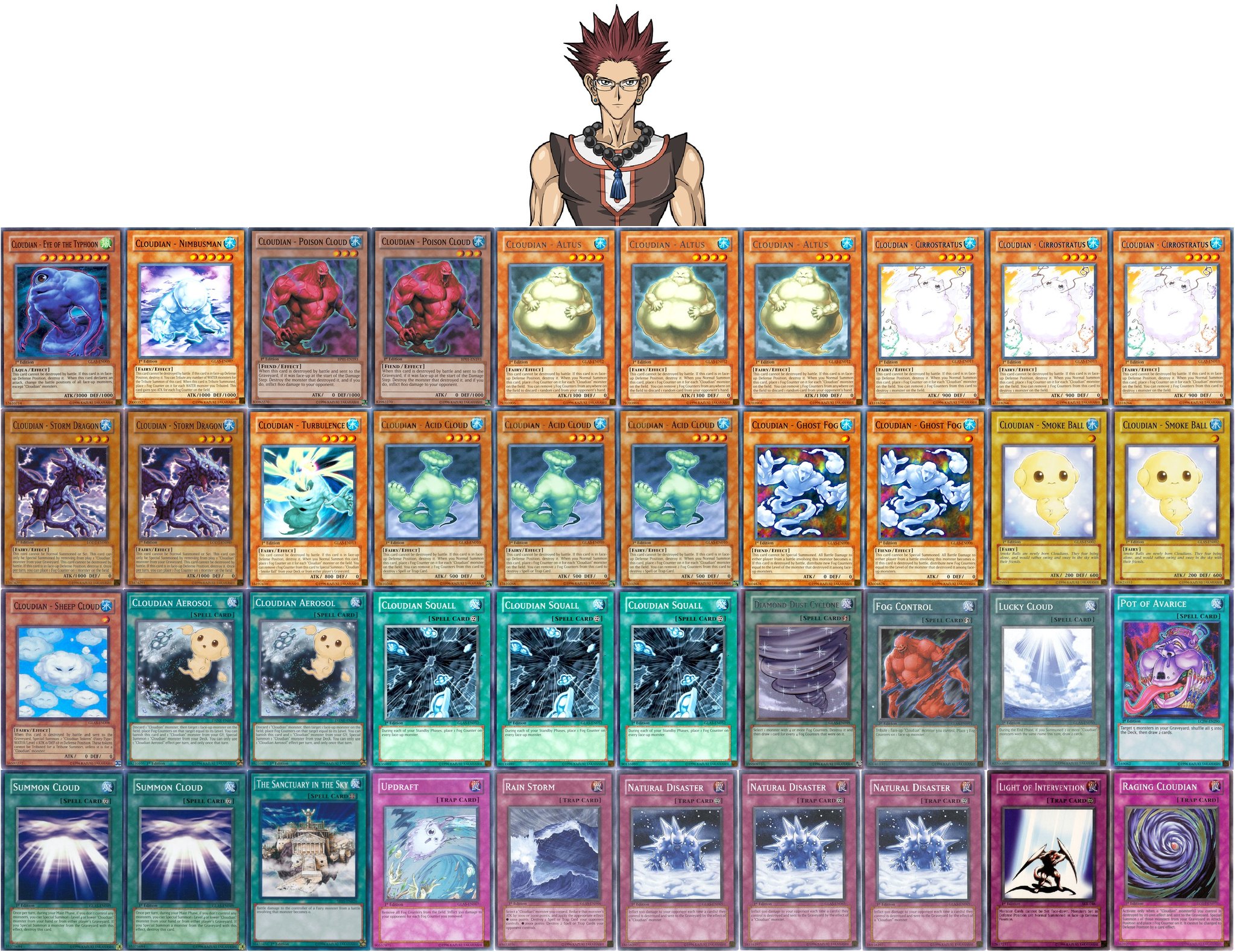 cloudian deck yugioh Complete Custom for Yu-Gi-Oh! GX Cloudian Support - Realistic Cards