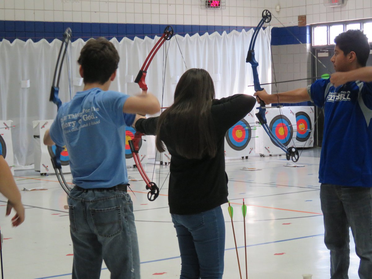 wendirh's tweet photo. Gray Elementary recently hosted an area archery tournament where four of our MISD teams qualified for the state archery tournament. Wish them luck as they compete at state in March! Congrats to our teams from Gray, Motley, AC New, and WMHS!! https://t.co/7MRbkuhrPi