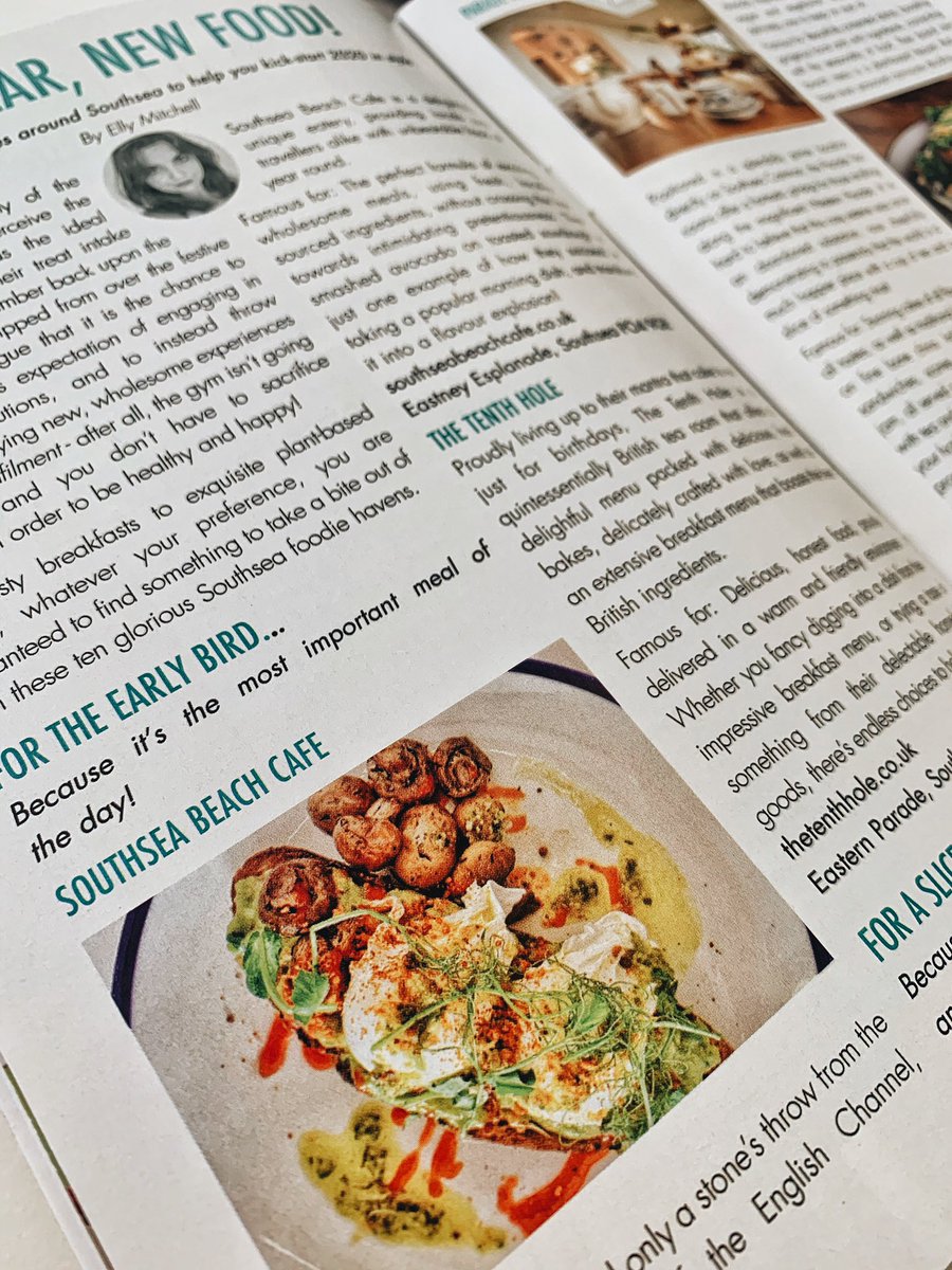 Elly Mitchell (@ellymitchelll) on Twitter photo My NEW YEAR, NEW FOOD article is out in <a href="/SSeaLifestyle/">Southsea Lifestyle</a> magazine. Take a bite out of some of the best in #Southsea, including spots for breakfast, cake, plant-based, and seafood! Pick up a copy to read the full story 🖊 My NEW YEAR, NEW FOOD article is out in <a href="/SSeaLifestyle/">Southsea Lifestyle</a> magazine. Take a bite out of some of the best in #Southsea, including spots for breakfast, cake, plant-based, and seafood! Pick up a copy to read the full story 🖊