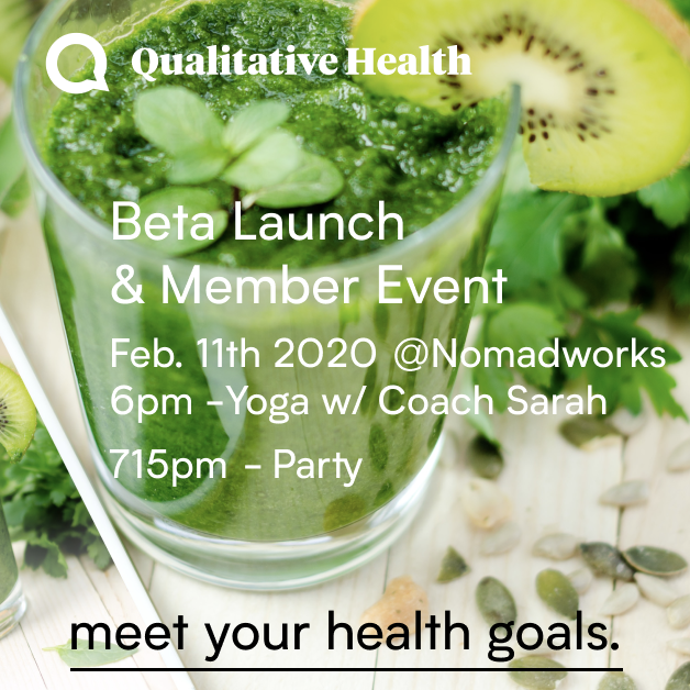 HealthOKRs's tweet photo. Join Qualitative Health for our official launch event. Stop by to enjoy delicious snacks and fresh juices. There will also be drawings for giveaways, and you will have the option to do yoga from 6-7 with a Y7 instructor!
https://t.co/8iGxbecU1N https://t.co/4JsGecwaAD
