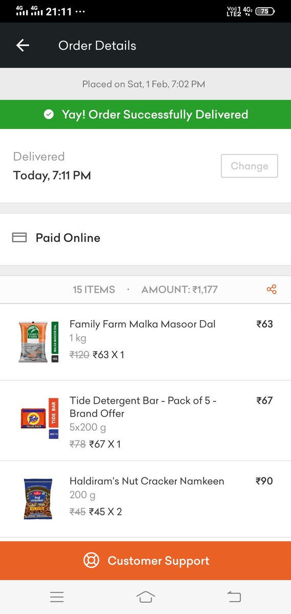 grofers pampers xl