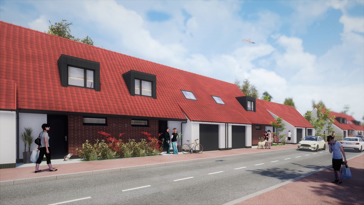 Pour accompagner l'action de la municipalité, Territoires Soixante-Deux réalisera un nouveau programme immobilier à Haisnes.
Construit en VEFA pour le compte de Maisons &amp; Cités, ce projet comptera 9 maisons groupées  à l’architecture classique en bordure de la rue Laignel.