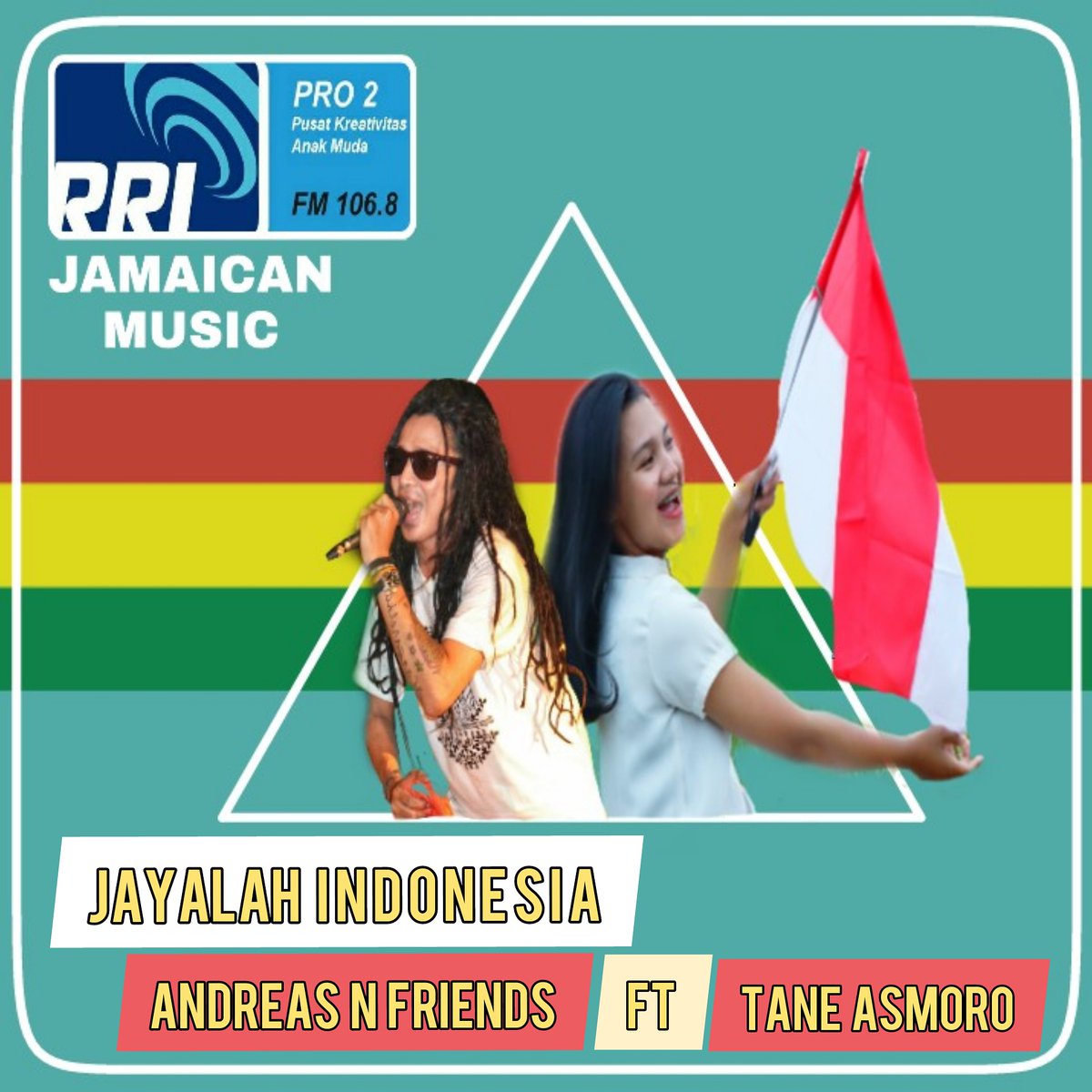 Aloha Temen2 di bogor, kini Lagu ANDREAS N FRIENDS FEAT TANE ASMORO yg berjudul JAYALAH INDONESIA sudah bisa di request di Jamaican Music <a href="/rripro2bogor/">RRI PRO 2 BOGOR</a> 106.8 Fm malam ini dari jam 9 sampai jam 12 malam.
Utk Line Whatsapp Request 0811-1115-222. 
Gbu All ❤