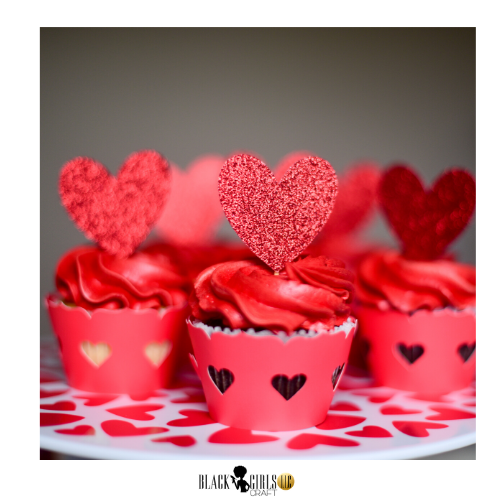 blackgirlcrafts's tweet photo. Love comes in all shapes and sizes. And with Cricut, anyone can become a Valentine’s Day match-MAKER! Check out how I created these simple cupcake toppers &amp; wrappers with my @OfficialCricut Explore Air 2 #blackgirlscraft #cricut #valentine #diy #blogger  https://t.co/19hMubY5A8 https://t.co/nDgx2dkARP