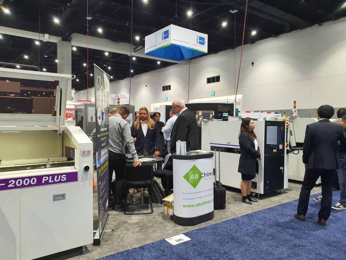 Abchimiepcba's tweet photo. 𝗜𝗣𝗖 𝗔𝗣𝗘𝗫 𝗘𝗫𝗣𝗢 𝟮𝟬𝟮𝟬 - Day 1 - San Diego 🇺🇸 "Elevate the excellence of electronics". Come and visit us at booth 605.
#abchimieatipc #ipcapex #conformalcoating #pcba
#vocfree #resin #uvled #ipcapexexpo2020 #halogenfree https://t.co/syHyPXMcW6