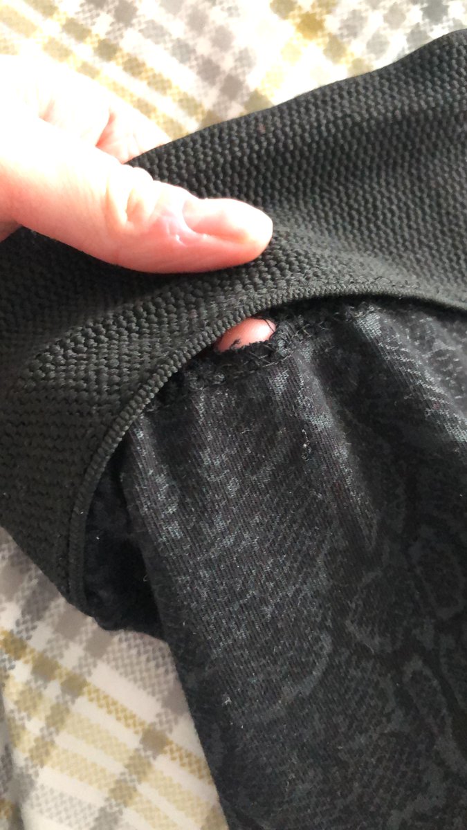clairey_loo's tweet photo. @marksandspencer you’ve really let yourself down with these animal print leggings. Already had to take back one pair as the leg seams had holes in after 6 weeks. Now the waistband is coming away in a second pair I bought in the sale in Jan….. https://t.co/KyGPAAavDV