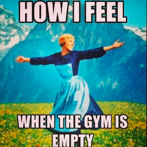 SwatRecWell's tweet photo. Meme Monday! Come by the Matchbox in the early afternoon or late evening to avoid the crowds!

#wellness #exercise #fitness #healthylifestyle #swatrecwell #cardio https://t.co/nreDrTDI6k
