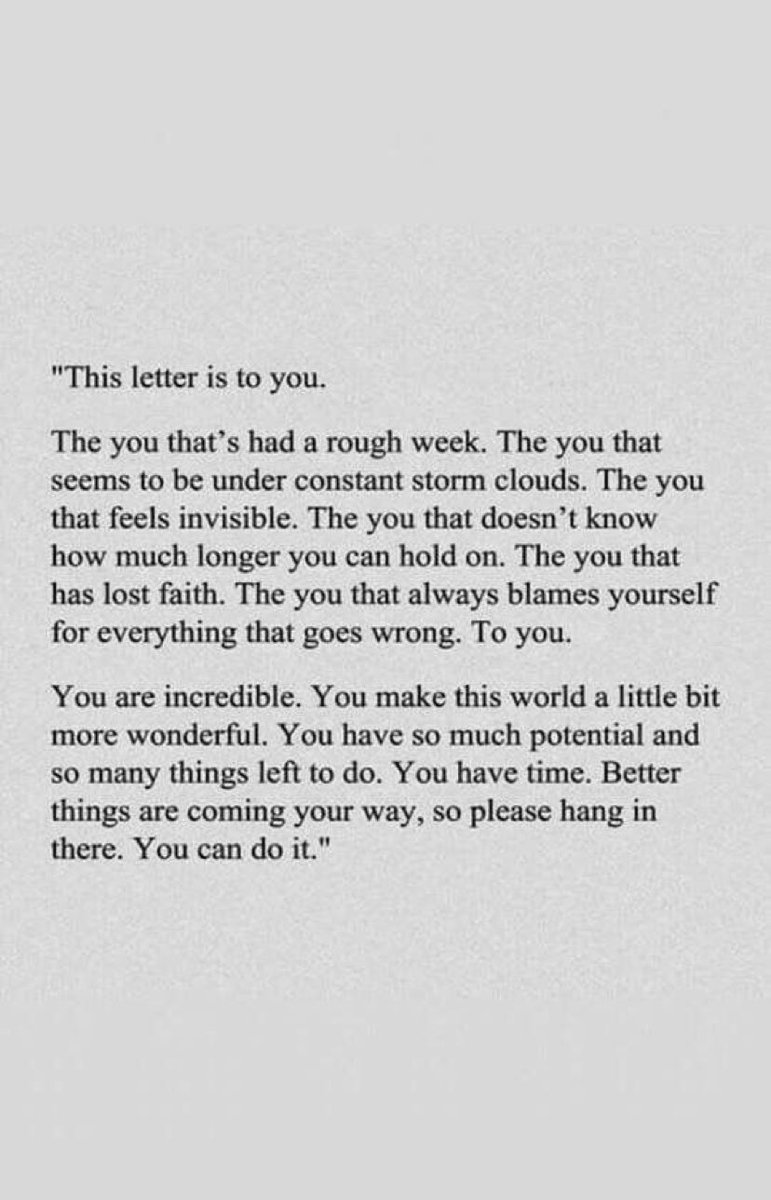 A letter to YOU (yes, you)🤍
