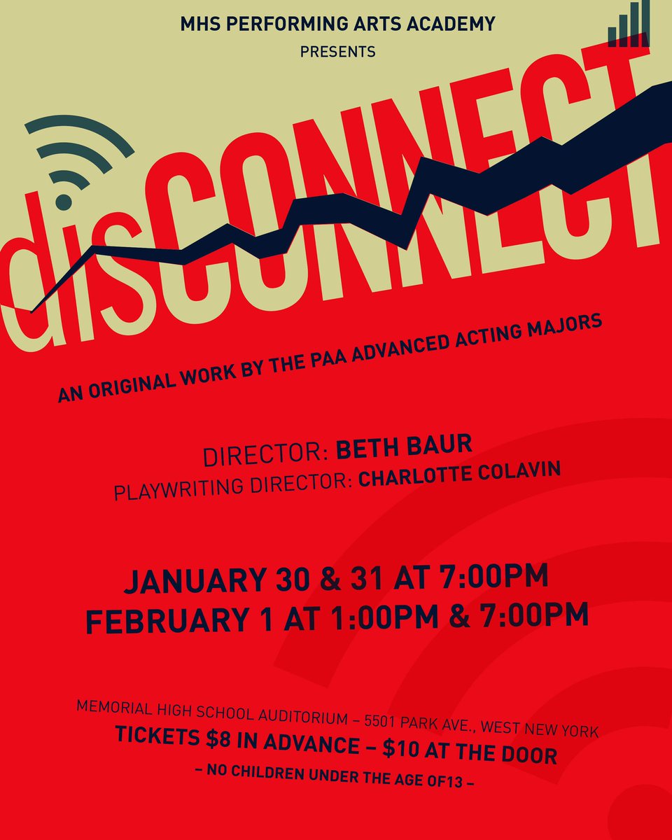 Congratulations to the PAA Acting III class on the production of their original play disConnect 🎭 #mhspaa #artseducation #theatreeducation