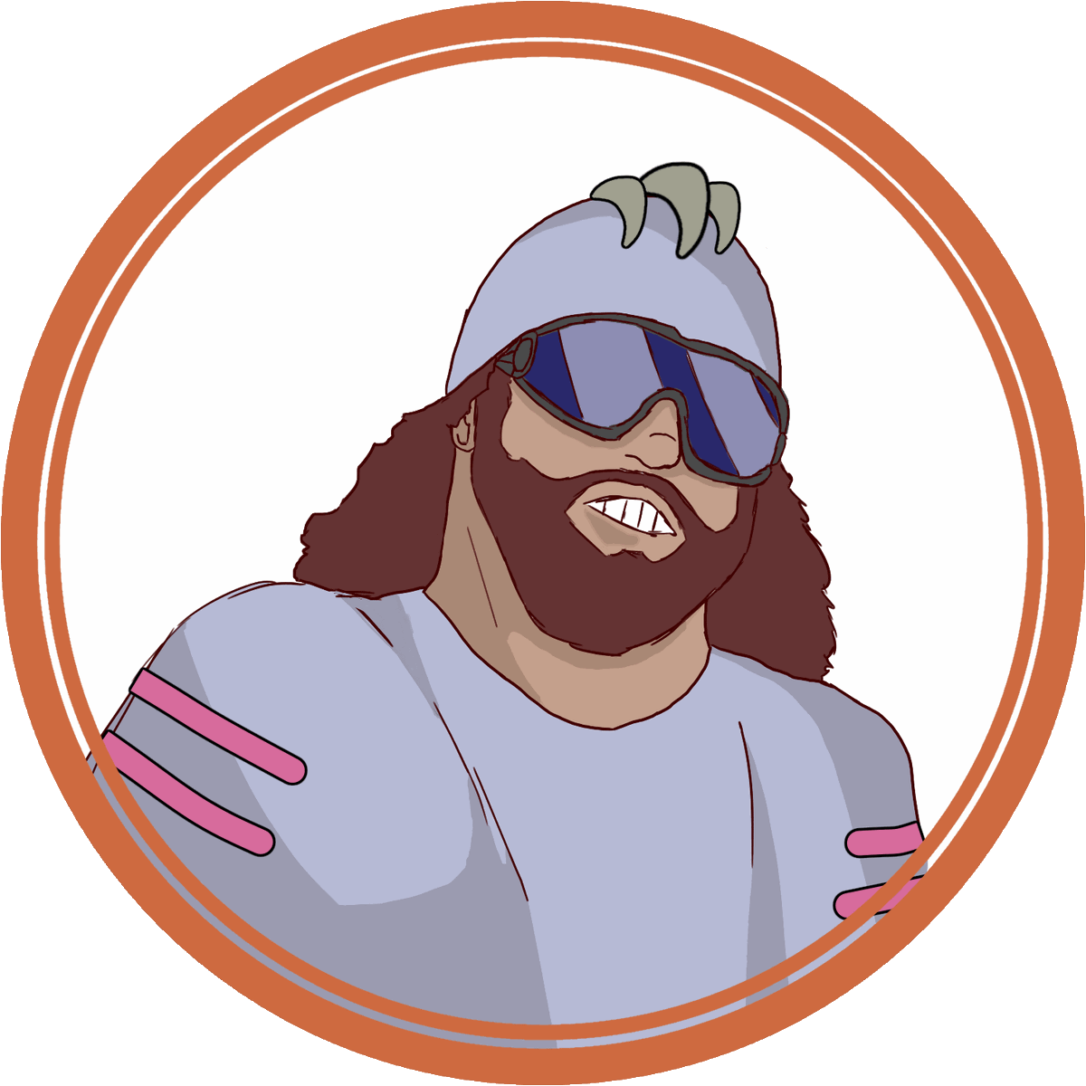 disaster_league's tweet photo. A token I made for our newest guest player and his gym leader character Machoke Man Randy Flair! 

@ThomasBarrett55's time with us was an absolute riot, you can listen to it in Disaster League episode 20, wherever you listen to podcasts.

#Pokemon #ttrpg #podcast https://t.co/UTPXOtjz61