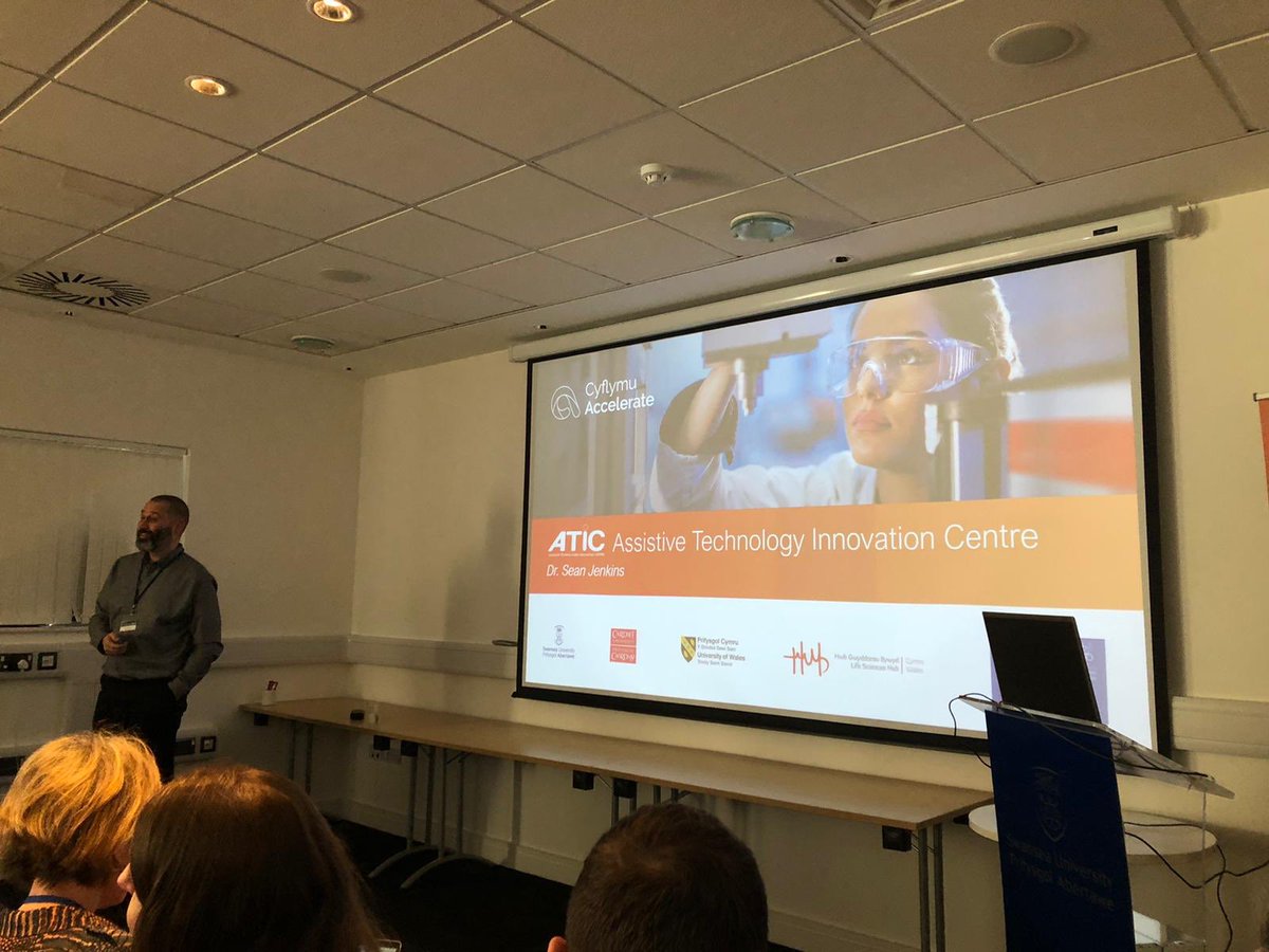 ATiCUWTSD's tweet photo. ATiC were presenting @DrSeanJenkins1 at #collaborate2020 and a lot of our collaborators such as Dr Ross Head @CerebraUK & Kimberley Littlemore @PocketMedicFilm & Tom Powell @CwmTafM_QII also presenting projects with ATiC support! #innovation @UWTSD https://t.co/WHhjk6DAIP