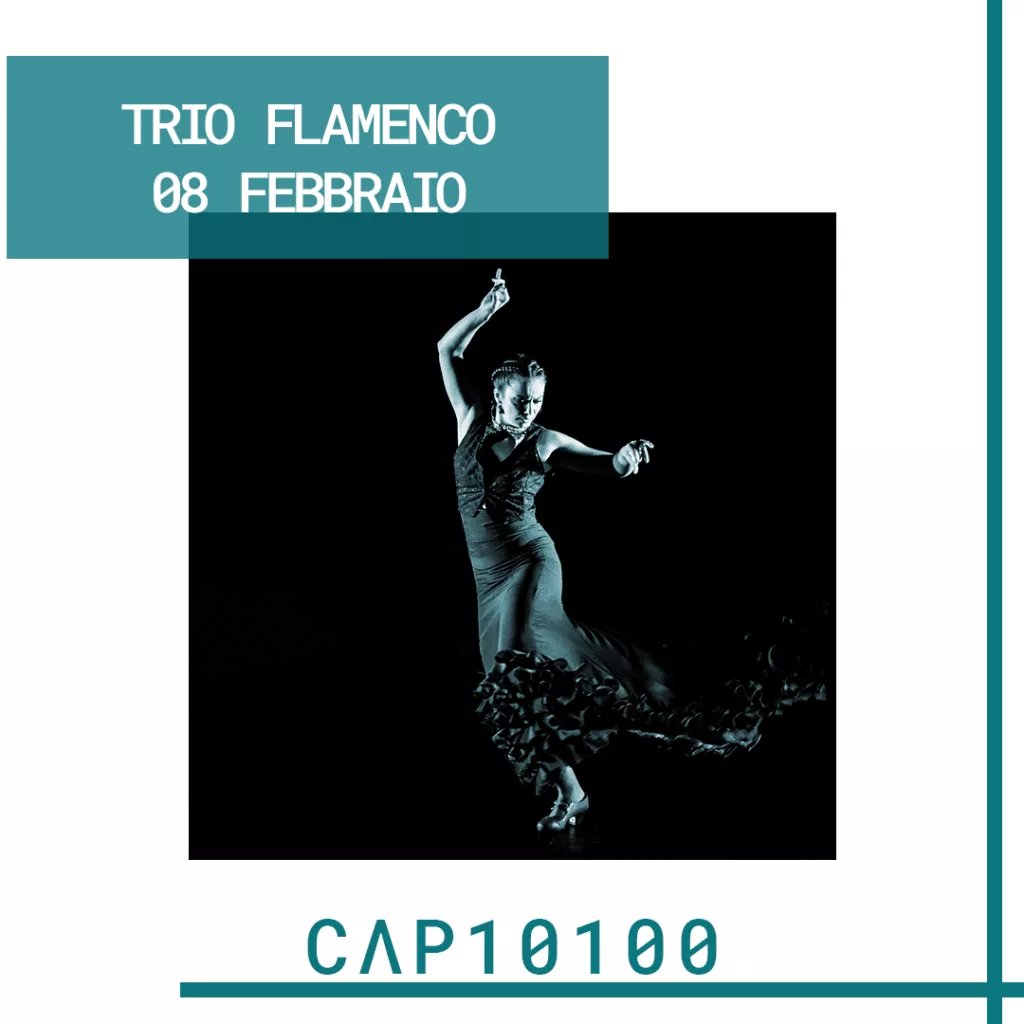 Spettacoli_OOOH's tweet photo. Arriva Il Trio Flamenco al #CAP10100 (TO)
Sabato 8 febbraio grande serata
Acquista i tuoi biglietti su #OOOHEvents: salta la fila e scegli tra Spettacolo o Spettacolo + Aperitivo

https://t.co/u0BmaDdwTL

Con Mayte Beltràn, Ezequiel Pasamontes "Zarrita" e David Delgado Rueda https://t.co/yZdxHI6zCd