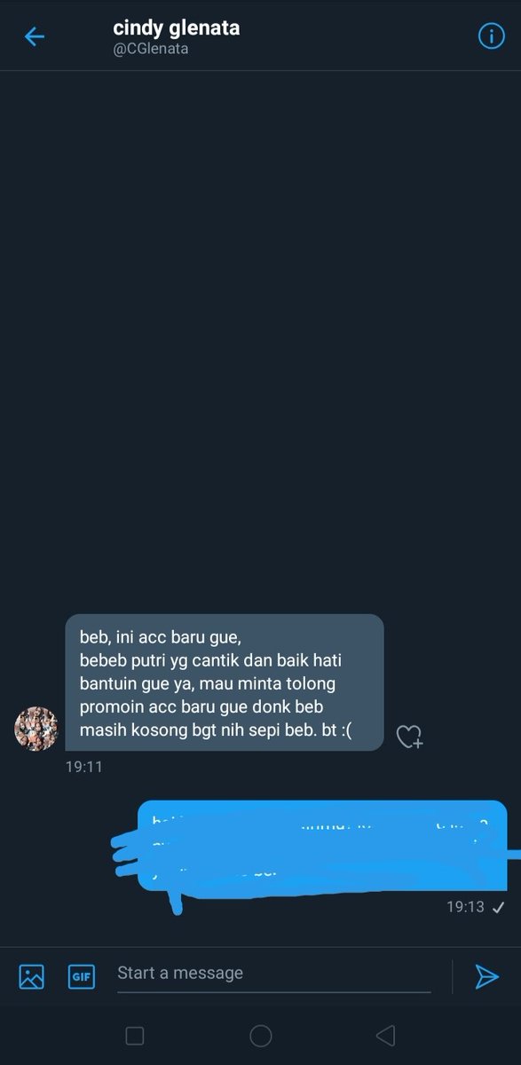 tolong bantu aku, follow acc tmn aku <a href="/CGlenata/">cindy glenata</a>  orang nya cantik, baik gk sombong dia acc baru acc lama nya lenyap entah kmn? garagara orang kurang kerjaan? sekali lg tolong bantu follow ya terima kasih sayang sayang aku 😘