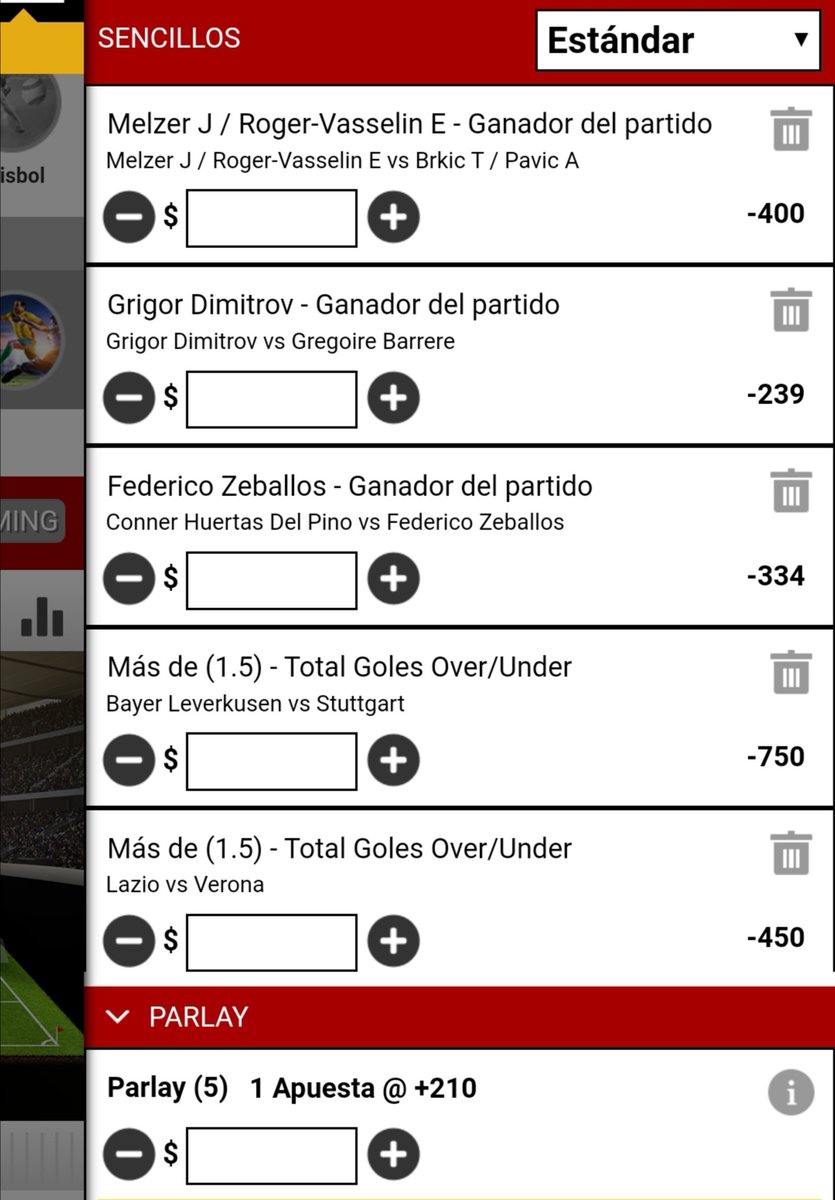 ParlaysPro's tweet photo. Parlay para hoy +210
#FuckTheCasino #Funbets #freepicks #SportsPicks #sportsbettingadvice https://t.co/5Ej2PyEbX0